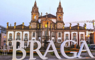 Vista panorámica de Braga, Portugal